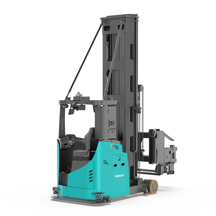 南宫NG28生物机器人的三向叉式无人叉车K16